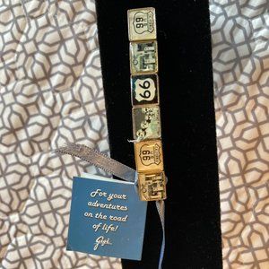 Route 66 Bracelet 2003 On the Road by Gigi. New with tag
